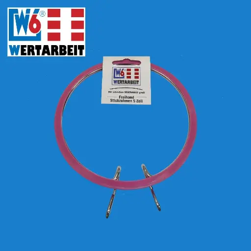 [W-Z-FRSTICKR-5Z] W6 Freihandstickrahmen 12,7 cm (5 Zoll) pink