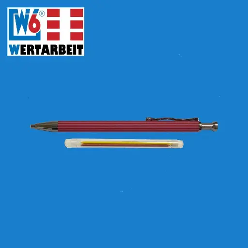 [W-Z-KRDRBL-PI] W6 Kreidedruckbleistift pink mit Ersatzminen
