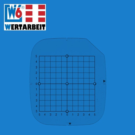 [W-Z-TEMP-10X10] W6 Nähmaschinen Stickrahmen Template 10 x 10 cm